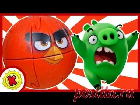 КРАШИКИ Энгри Бердз. Angry Birds. 3Д пазл. Игрушки.