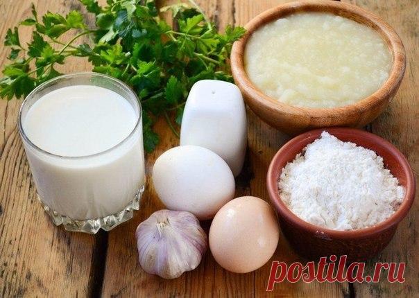 Тонкие картофельные блины