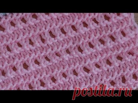 Легко, быстро и красиво вяжем спицами летний топ, маечку, тунику.