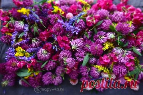 Цветочные добавки для чая