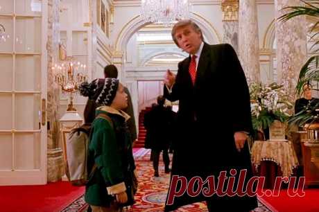 Крис Коламбус вспомнил, как Трамп получил роль в его фильме «Один дома». Бизнесмен разрешил снимать у себя в отеле при условии, что сам сыграет в фильме.