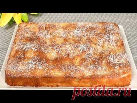 Яблочный пирог с 3 яблоками, который тает во рту! Этот рецепт ищут все!