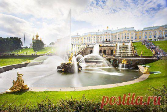 Нижний парк Петергофа, фонтан Самсон