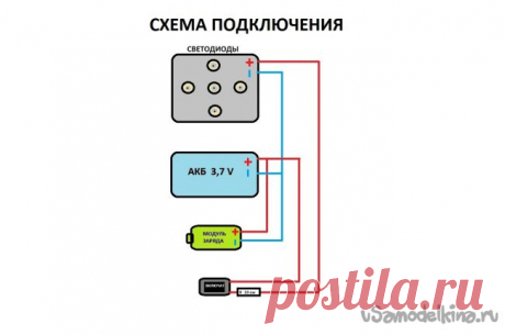 Аккумуляторная светодиодная лампа своими руками