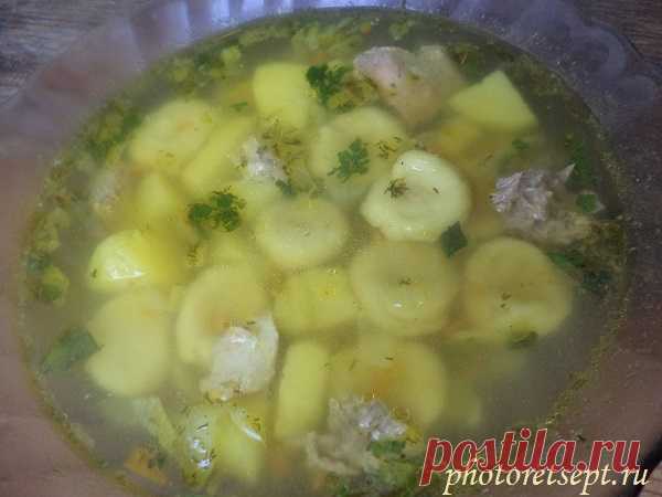 Суп с клёцками (галушками)