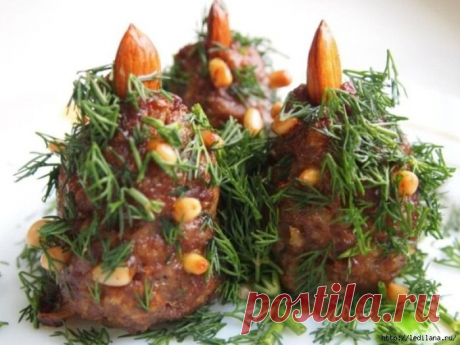 РЕЦЕПТЫ.Мясные Ёлочки в духовке.