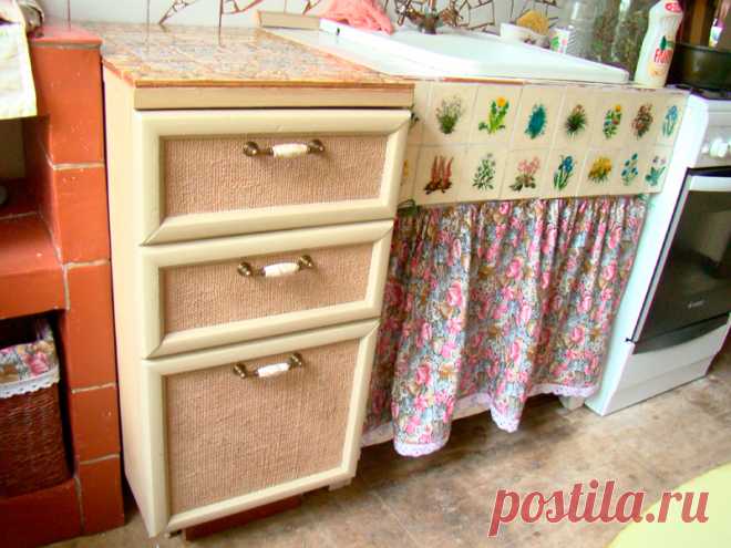 Декорируем мини комод для кухни в стиле кантри - Сам себе волшебник
