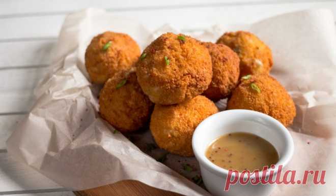 Картофельные шарики с брынзой и зеленью