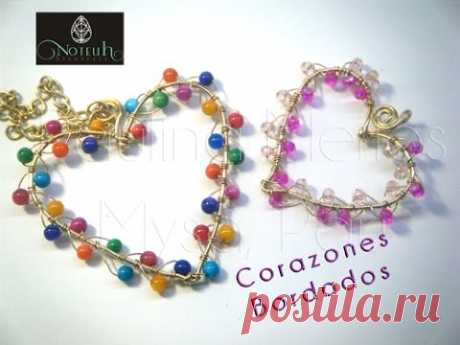 Corazon con bordado doble