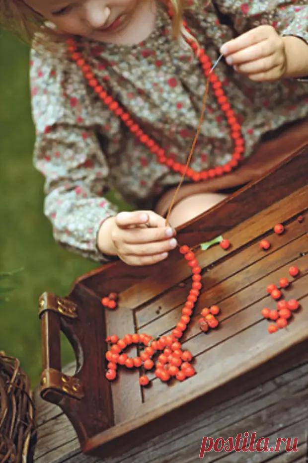 Рябиновые бусы. - Познавательный сайт ,,1000 мелочей