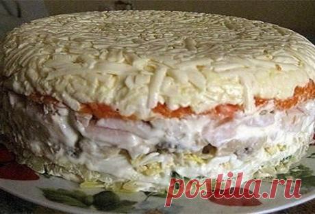 САЛАТНЫЙ ДЕНЬ. Слоенный салат с грибами