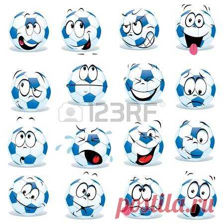 Cartoon Soccer Ball With Many Expressions Royalty Free Cliparts, Vectors, And Stock Illustration. Image 15017287.