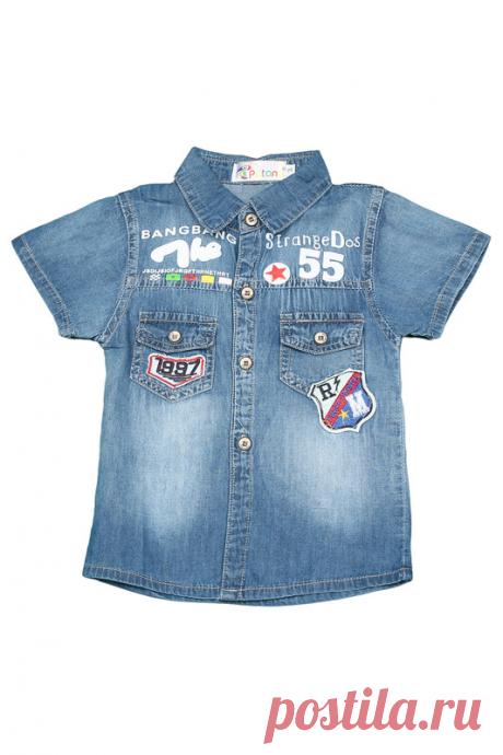 Купить Рубашка Patano S608-4 ДЖИНСА со скидкой в интернет-магазине kupivip.ru - распродажа