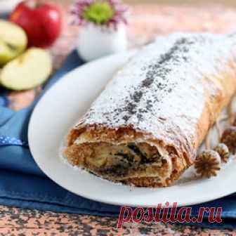 Яблочный штрудель из лаваша – вкусный до безумия - Пошаговый рецепт с фото |  Десерты Вихрь, водоворот, воронка… И это все в переводе про него – штрудель, закрученный особым образом сладкий рулет с вкусной начинкой и тончайшим тестом. В