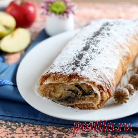 Яблочный штрудель из лаваша – вкусный до безумия - Пошаговый рецепт с фото |  Десерты Вихрь, водоворот, воронка… И это все в переводе про него – штрудель, закрученный особым образом сладкий рулет с вкусной начинкой и тончайшим тестом. В