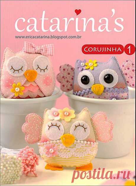 Совушка из фетра