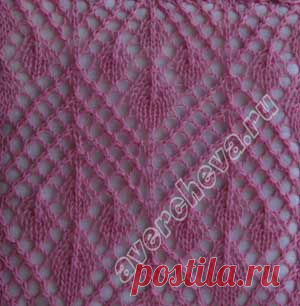 АЖУРНЫЕ УЗОРЫ СПИЦАМИ.-3.