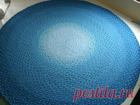 Коврики из футболок своими руками.