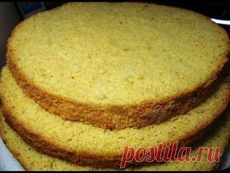 Пышный бисквит, самый удачный рецепт🍰🎂🍰! Просто вкусно!