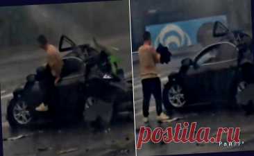 Автомобилист пережил чудовищное ДТП и не пострадал