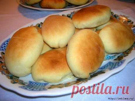 ПИРОЖКИ ИЗ ХРУЩЕВСКОГО ТЕСТА С РИСОМ И ЯЙЦОМ