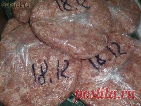 Мясной фарш впрок. Рецепт с фото. Пошаговые фотографии. Gurmel
