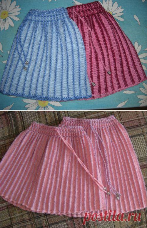 Юбка на вязальной машине