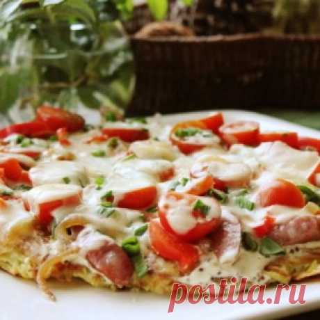 Картофельная пицца на ужин