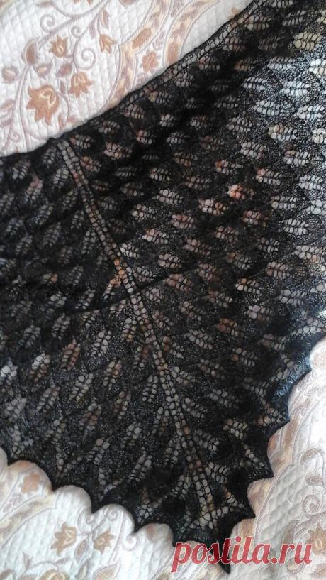 🧶 Очень простая шаль «Кири» | Сундучок с подарками | Яндекс Дзен