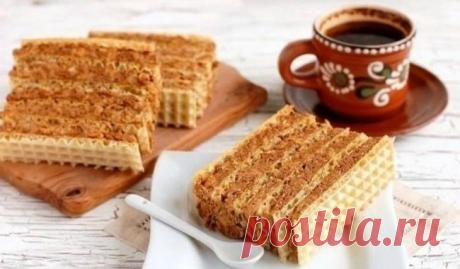 Рецепт крему для вафельних коржів. Дуже швидко і смачно Торт з вафельних коржів – один з найшвидших і смачних тортів. Але смак його повністю залежить від крему. Пропонуємо рецепт крему для вафельних коржів – ніжний, смачний. Торт...