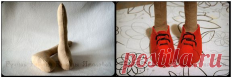 Мастер-класс &quot;Ботинки для игрушки&quot;.