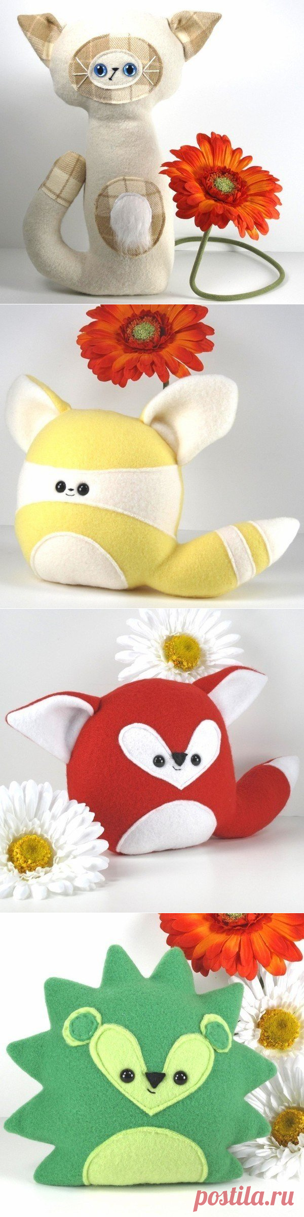 Забавные игрушки-подушки — HandMade