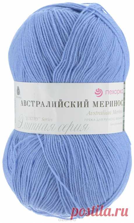 Пряжа для вязания Пехорка "Австралийский меринос", цвет: голубая пролеска (520), 400 м, 100 г, 5 шт - купить по выгодной цене с доставкой. Рукоделие от Пехорка в интернет-магазине OZON.ru