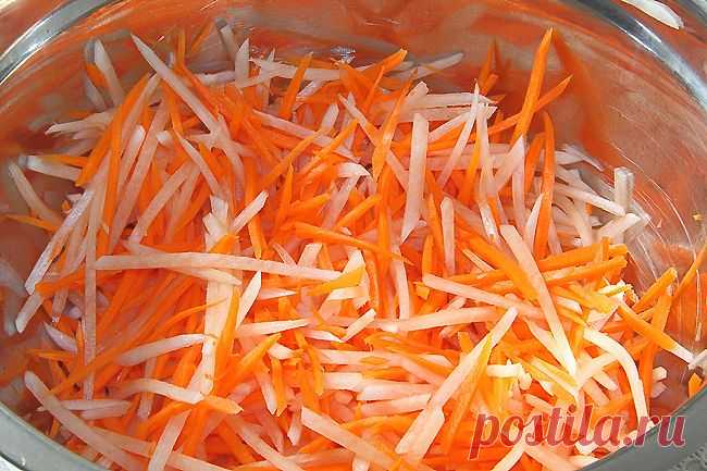 Любителям экзотических солений… Дайкон по-вьетнамски — Вкусные рецепты