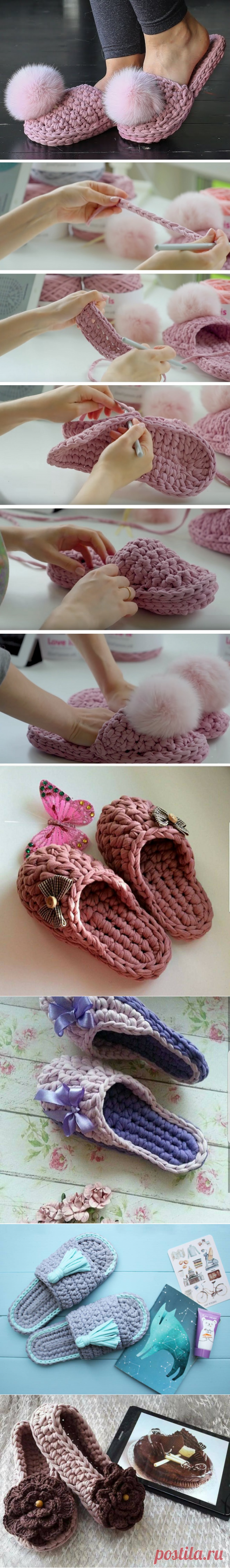 Videotutoriales – Pantunflas – Zapatillas – Trapillo – Crochet XXL – Comando Craft