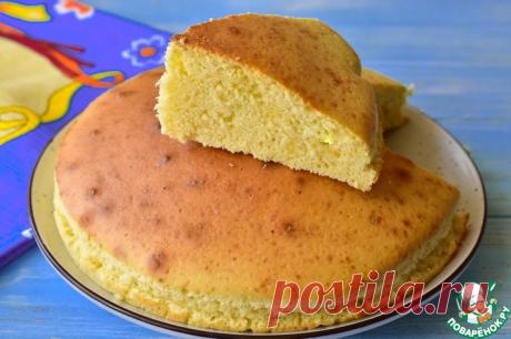 Бисквит на кефире Кулинарный рецепт