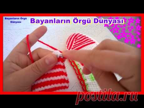 Tunus İşi Patik Burun Kısmı Nasıl Yapılır Part 2