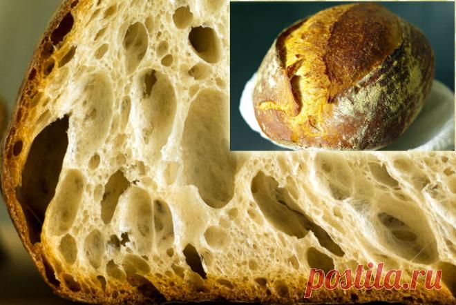 Пшеничный хлеб (суточное выбраживание).  Этот красивый, а в придачу, еще и очень вкусный хлеб - результат моего эксперимента с тестом для знаменитого французского багета Ани Буабса (Anis Bouabsa) . Его багеты известны не только парижанам, но и целой армии домашних пекарей по всему миру, ну а мне - в том числе. Рецепт теста для этих…