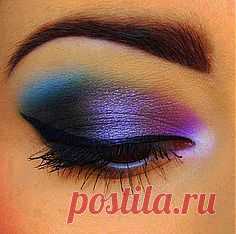 all over purple eyeshadow | Windows to the Soul