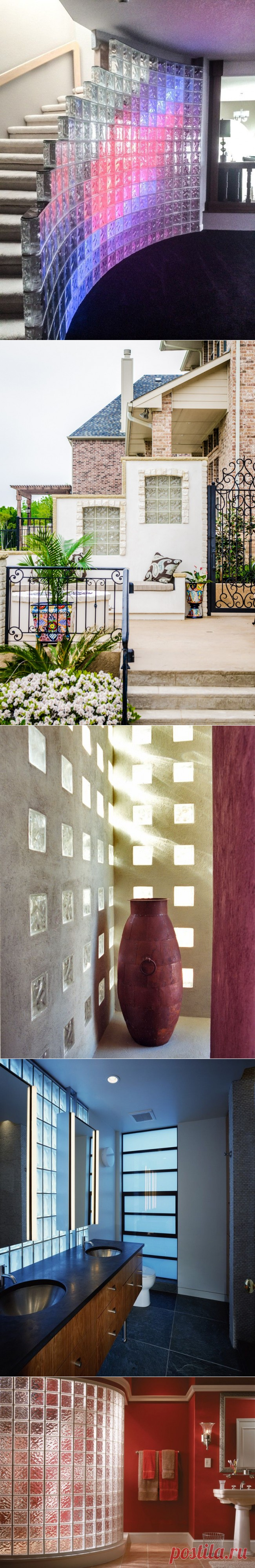 Особенности использования стеклоблоков | Роскошь и уют