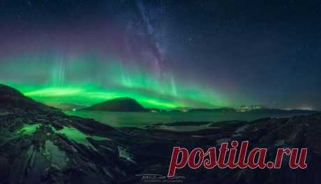 Полярное сияние над Норвегией в захватывающих фотографиях