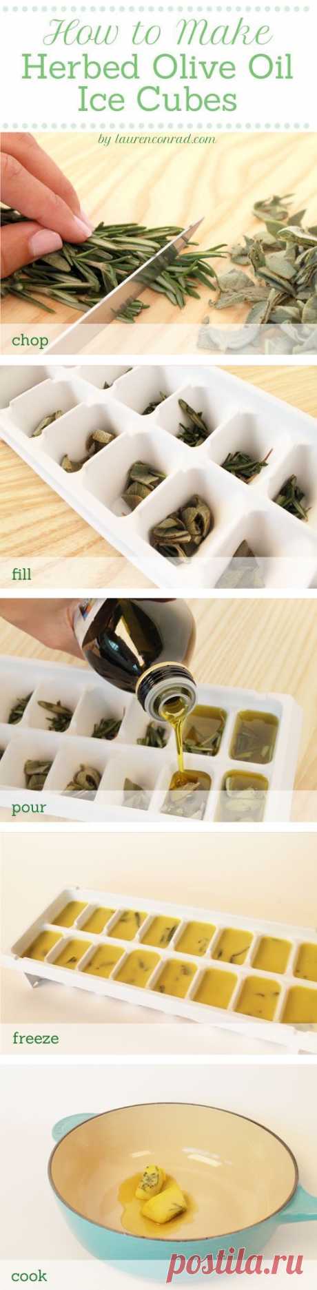 Odds &amp; Ends: Herbed Olive Oil Cubes