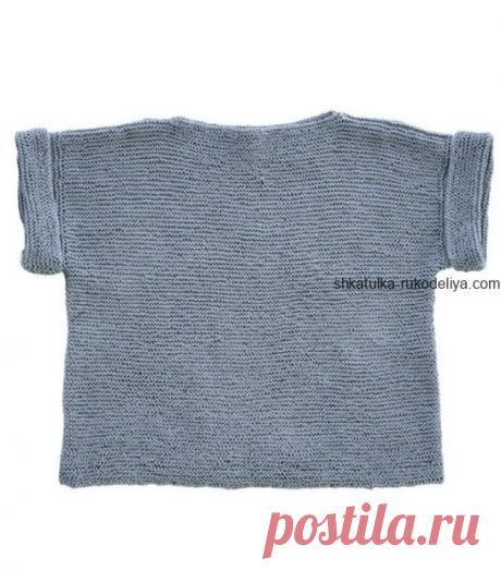 Вяжем простой топ спицами. Связать летний топ спицами 2020 | Шкатулка рукоделия. Сайт для рукодельниц.