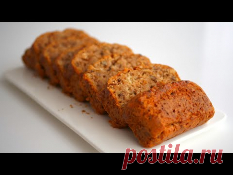 Нежный яблочный кекс без яиц и молочных продуктов #постный_рецепт​