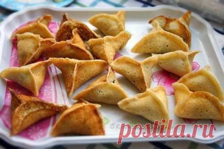 Знакомьтесь с рецептом;)) Блинчики «треугольнички» по-мароккански — Вкусные рецепты