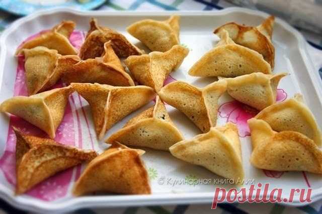 Знакомьтесь с рецептом;)) Блинчики «треугольнички» по-мароккански — Вкусные рецепты