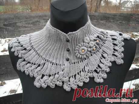 Тёплые и красивые манишки от литовского мастера Violeta Palazijaite-Gaveniene. | Клубок