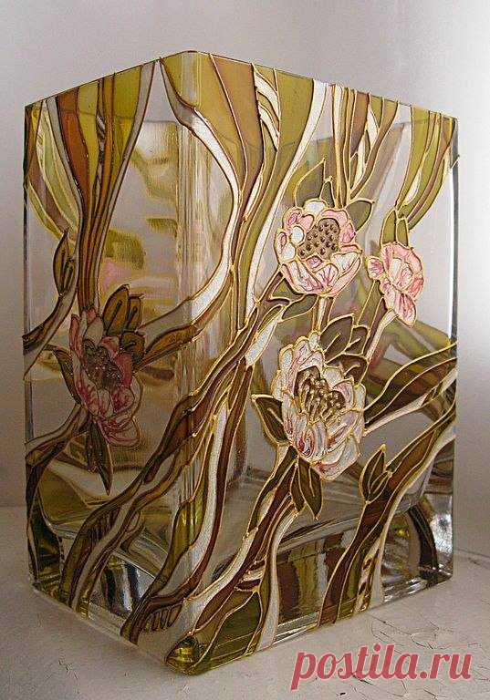 Волшебная роспись по стеклу — Рукоделие