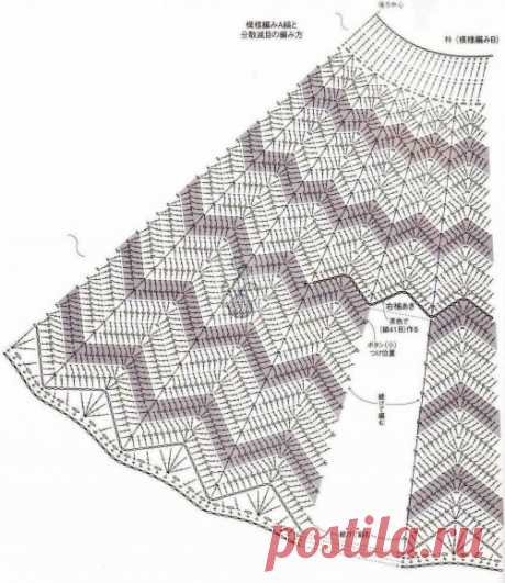 Вязание-крючок-Накидки и Пончо и Шали