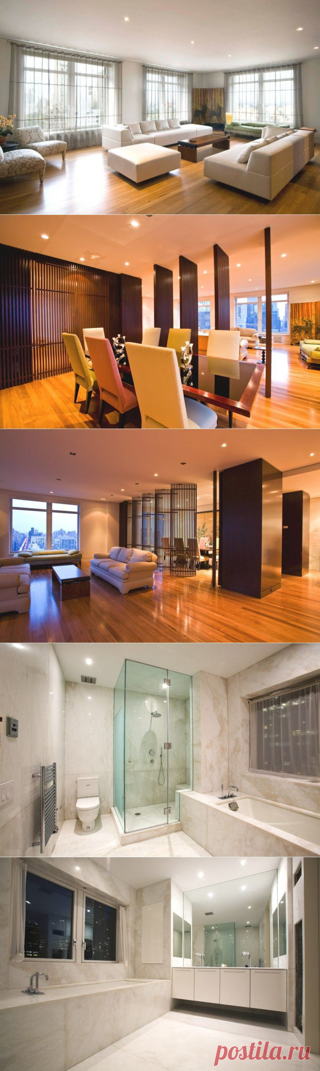 Современные апартаменты на Парк-Авеню, Манхэттен, Нью-Йорк.